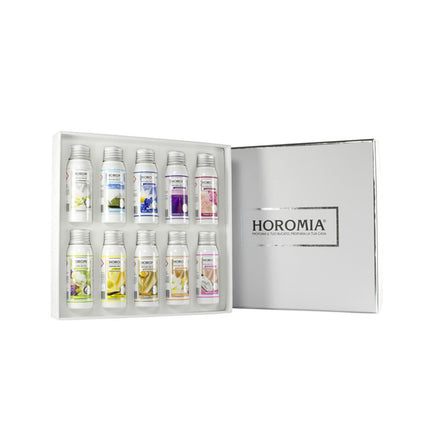 Veļas smaržu dāvanu komplekts - 10 aromātiskas pudeles