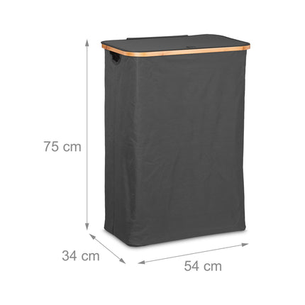 Veļas grozs ar vāku 105 l