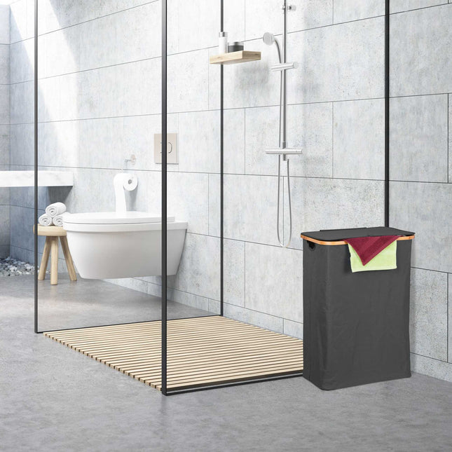 Veļas grozs ar vāku 105 l