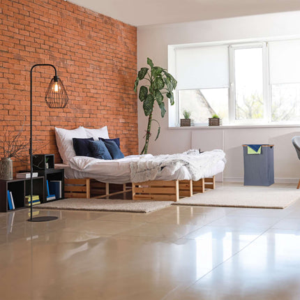 Veļas grozs ar vāku 105 l