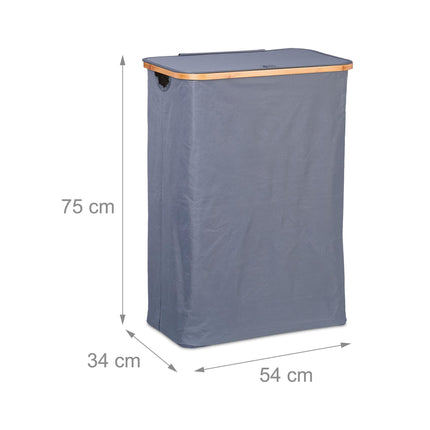 Veļas grozs ar vāku 105 l