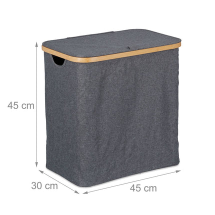 Veļas grozs ar vāku 60 l