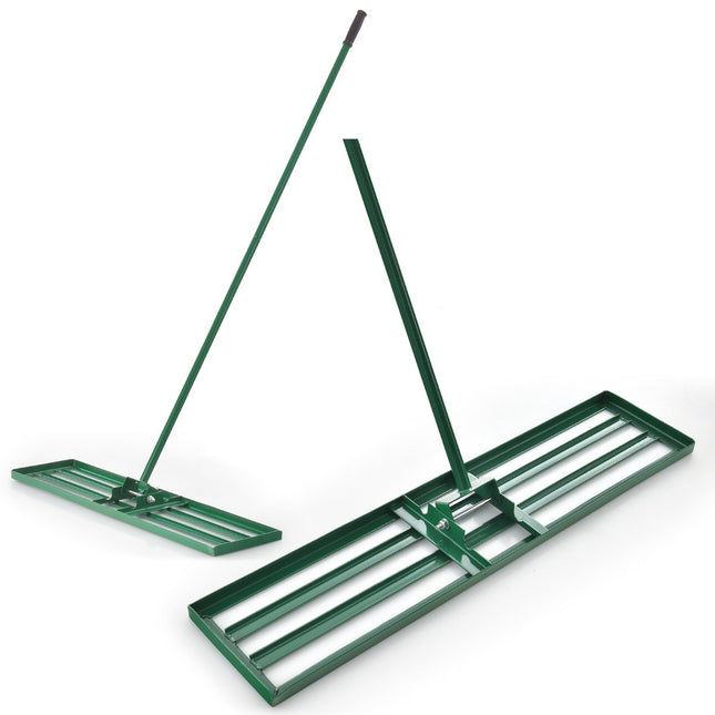 Zāliena līdzināšanas grābeklis ar ergonomisku rokturi, 91x25 cm