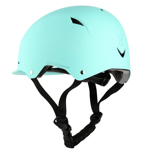 Gaiši zila XS izmēra ķivere, izmērs 49-54 cm