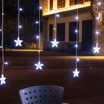 Gaismas aizkars 108LED - auksti balta 31V KŚ11322