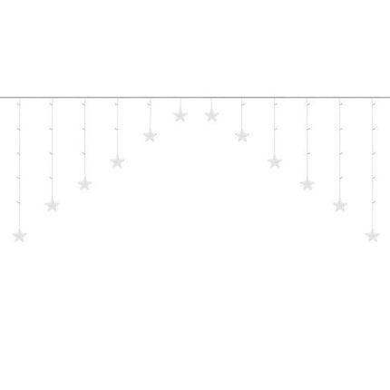 Gaismas aizkars 136LED - silti balta 31V KŚ11337