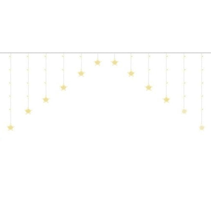 Gaismas aizkars 136LED - silti balta 31V KŚ11337