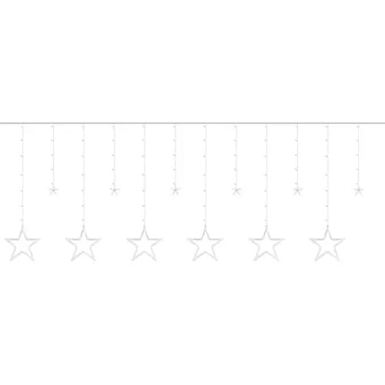 Gaismas aizkars 138 LED USB - vēsi balta KŚ19752