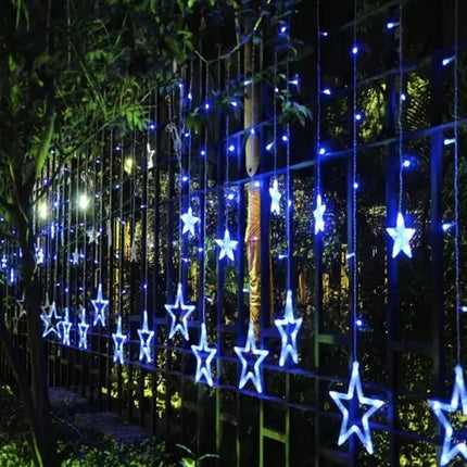 Gaismas aizkars 138 LED USB - vēsi balta KŚ19752