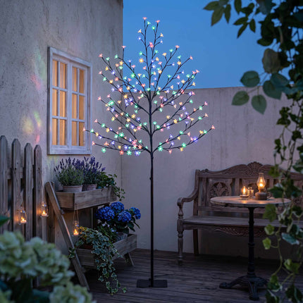 Lighted Cherry Blossom Tree 180 cm with 200 LEDs, 20 Bendable Branches, IP44