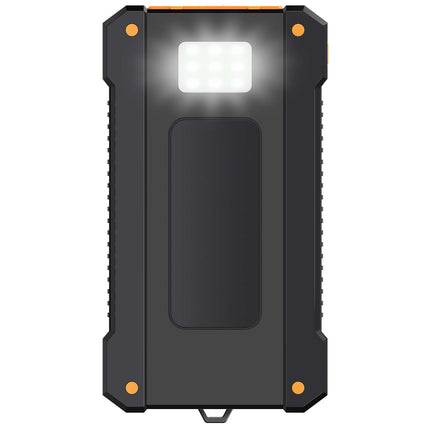 LogiLink saules enerģijas pārnēsājamais akumulators 10 000 mAh ar 20 W PD, IP64