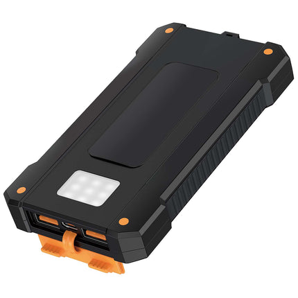 LogiLink saules enerģijas pārnēsājamais akumulators 10 000 mAh ar 20 W PD, IP64