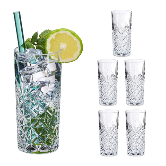 Longdrink glāzes 6 iepakojumā