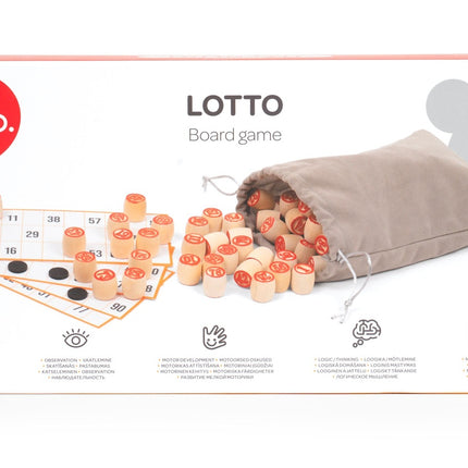 Galda spēle Lotto ģimenes izklaidei, 2-6 spēlētājiem, vecums 4+