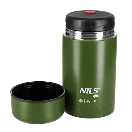 Pusdienu termoss 1000 ml, zaļš, izolēta kolba