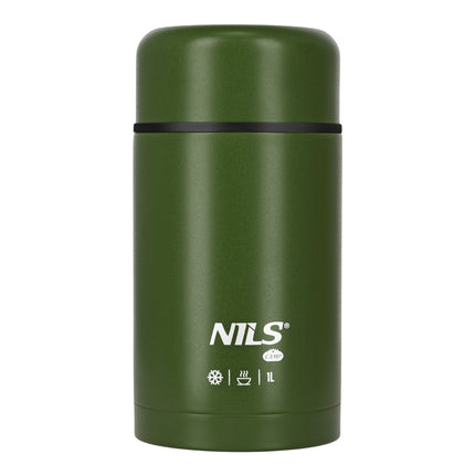 Pusdienu termoss 1000 ml, zaļš, izolēta kolba