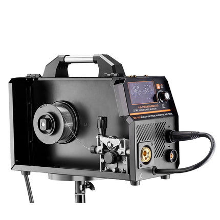 MIG Welder 160A, 4-in-1 Synergic Inverter, LCD