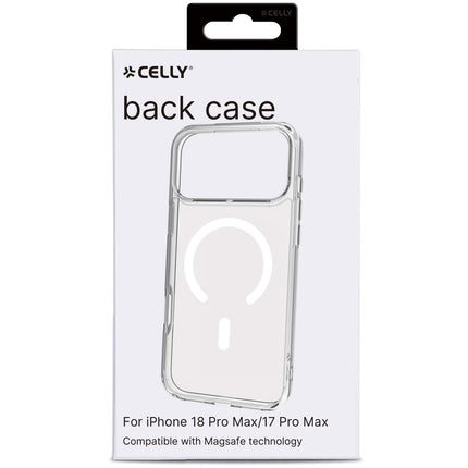 Ar MagSafe saderīgs caurspīdīgs TPU vāciņš iPhone 18/17 Pro Max tālrunim