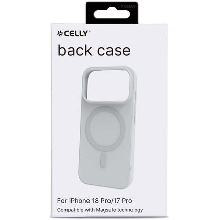 Ar MagSafe saderīgs sudraba TPU vāciņš iPhone 18/17 Pro tālrunim