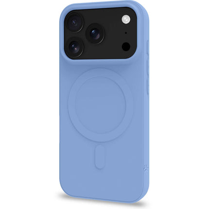 Ar MagSafe saderīgs mīkstais maciņš, gaiši zils — iPhone 18/17 Pro