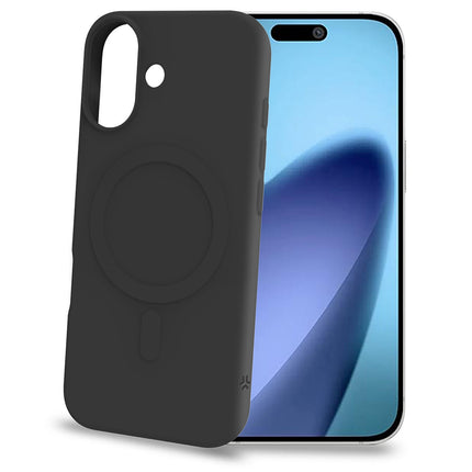 MagSafe-Compatible iPhone 17 Pro Case, Soft Rubber, Black