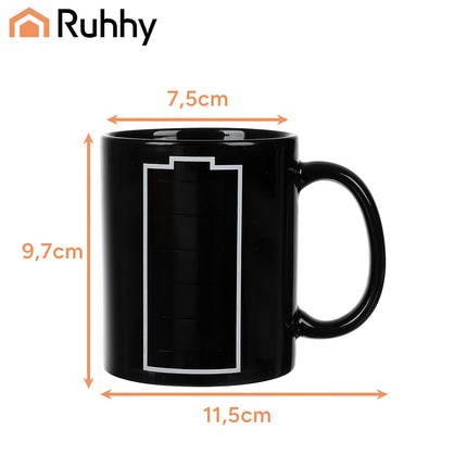 Magic mug - battery 330ml Ruhhy 22103