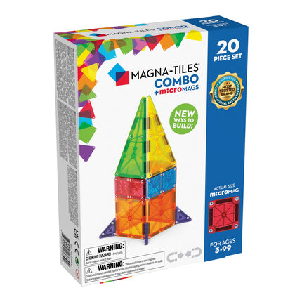 Magna-Tiles Micromags Combo komplekts, 20 gab.