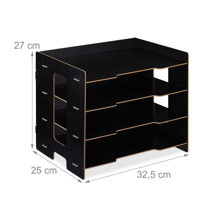 Pastkastīte no MDF ar 3 nodalījumiem