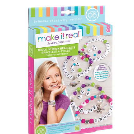"Make It Real" šarmu aproču DIY komplekts "Block & Rock"