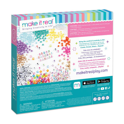Make It Real DIY rokassprādzes komplekts ar alfabētu