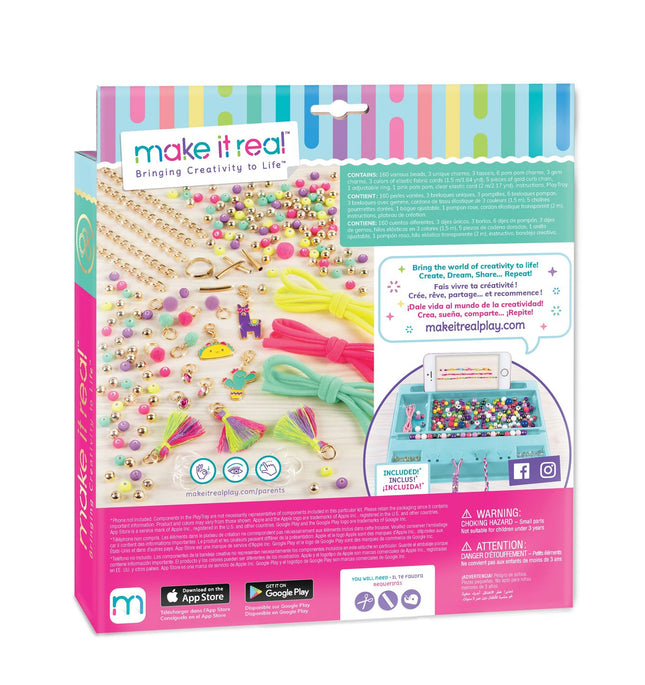 "Make It Real DIY" ķēdīšu un piekariņu komplekts "Neo-Brite"