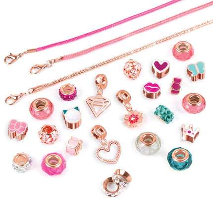 "Make It Real DIY Halo Charms" aproču komplekts "Think Pink"