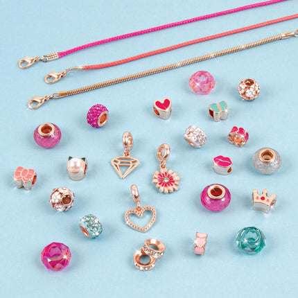 "Make It Real DIY Halo Charms" aproču komplekts "Think Pink"