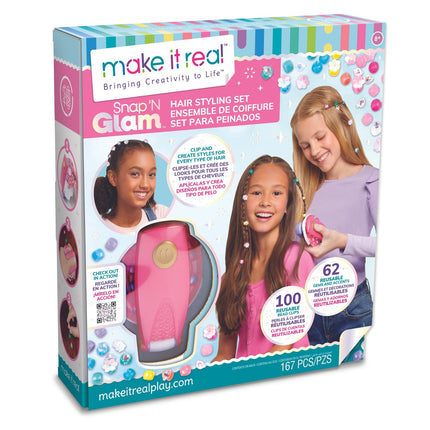 Matu veidošanas komplekts "Make It Real" "Snap N´ Glam"