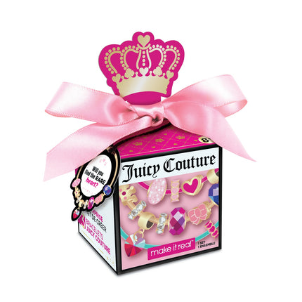 Make It Real Juicy Couture žilbinošās pārsteiguma kastes DIY rotaslietu komplekts