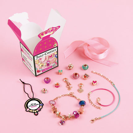 Make It Real Juicy Couture žilbinošās pārsteiguma kastes DIY rotaslietu komplekts