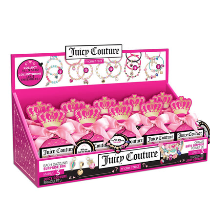 Make It Real Juicy Couture žilbinošās pārsteiguma kastes DIY rotaslietu komplekts