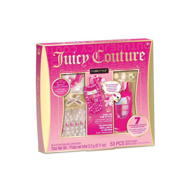 Padariet to īstu Juicy Couture Dial Up stila lūpu spīduma tālruni un DIY kakla siksniņu