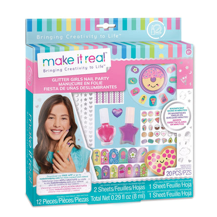 Manikīra komplekts "Make It Real" "Glitter Girls Nail Party"