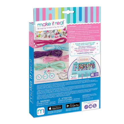 Make It Real varavīksnes Bling aproces DIY rotaslietu komplekts