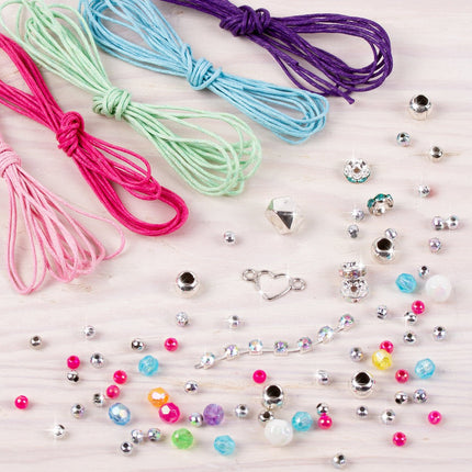 Make It Real varavīksnes Bling aproces DIY rotaslietu komplekts