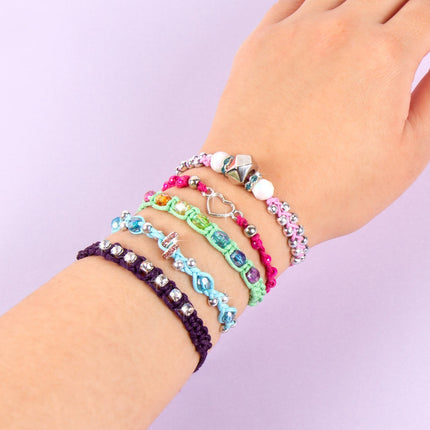 Make It Real varavīksnes Bling aproces DIY rotaslietu komplekts