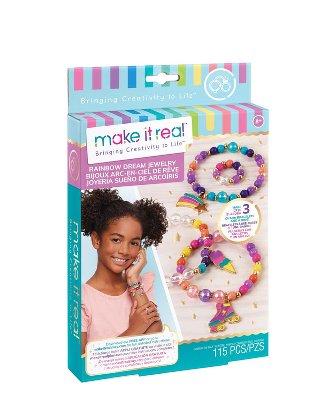 Make It Real varavīksnes sapņu rotaslietu DIY komplekts