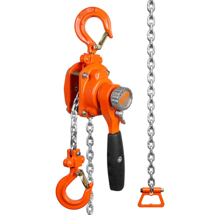 Manual Lever Chain Hoist, 1/4 Ton 3.05 m Lift, 360 Hook