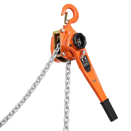 Manual Lever Chain Hoist 1.5T, 6m G80 Chain, Dual Pawl Brake