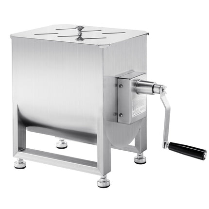 Manual Meat Mixer 60L, Stainless Steel Gearbox, Lid