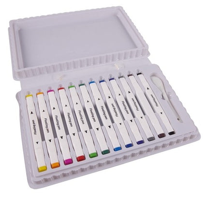 Markers for drawing on water - 12 pcs Maaleo 22504