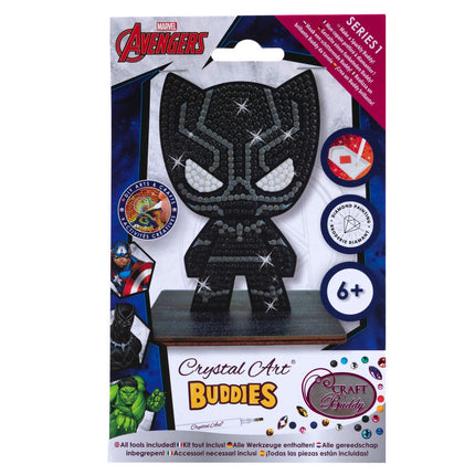 Marvel mākslas komplekts ar kristāliem, Melnā Pantera