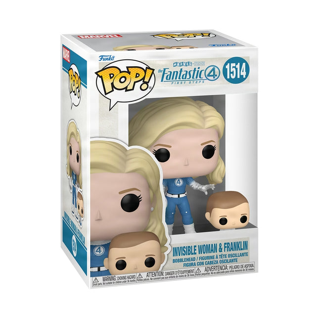 Marvel Funko Pop! vinila figūra: Neredzamā sieviete un Franklins