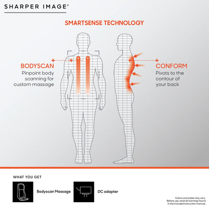 Massager Smartsense Shiatsu Realtouch Chair